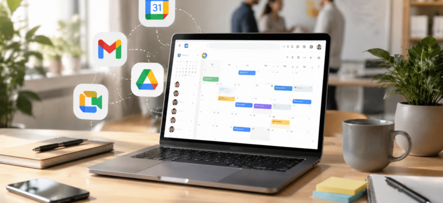 Как организовать совместный календарь в Google Workspace для небольших команд