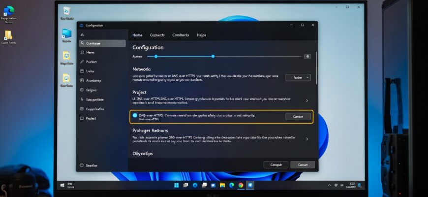 Настройка DNS-over-HTTPS в Windows 11: защита от слежки на практике