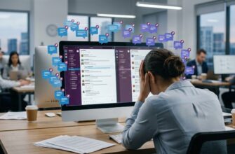 Закрепленные сообщения в Slack и Teams: как не утонуть в информационном шуме